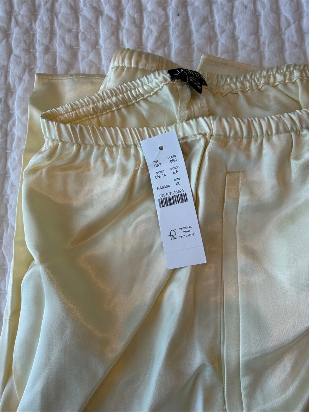 J. Crew Cosmo Wide-Leg satin pant in charmeuse XL - Picture 6 of 6
